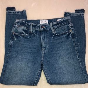 FRAME brand Le High Skinny Crop style jeans. Size 27. EUC!